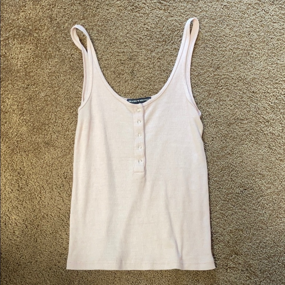BABY PINK BRANDY MELVILLE TANK TOP